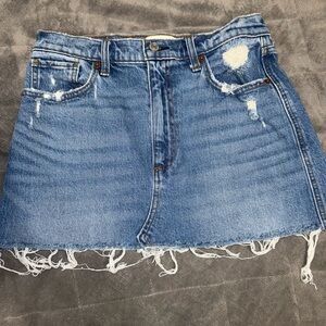 Abercrombie & Fitch denim mini skirt